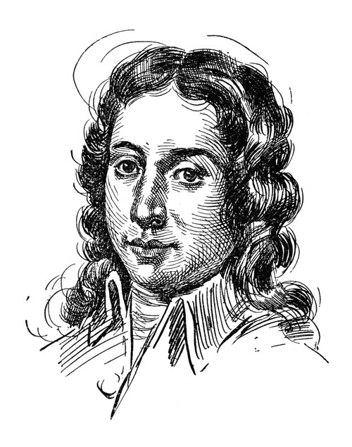 Alessandro Scarlatti /N(1660-1725). Italian Composer. Pen-And-Ink Drawing, C1900. Poster Print by Granger Collection - Item # VARGRC0049197