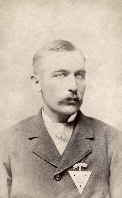 Man, C1880. /Nportrait Of A Man. Carte De Visite From A Photography Studio In Chicago, Illinois, C1880. Poster Print by Granger Collection - Item # VARGRC0352965