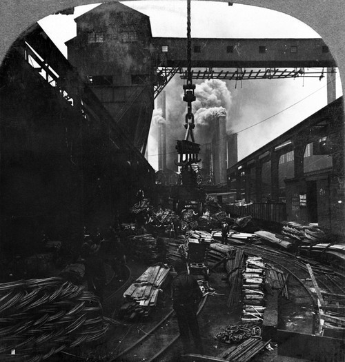Pittsburgh: Steel Mill. /Nyard Of Steel Works In Pittsburgh, Pennsylvania. Stereograph, C1905. Poster Print by Granger Collection - Item # VARGRC0167226 Pittsburgh: Steel Mill. /Nyard Of Steel Works In Pittsburgh, Pennsylvania. Stereograph, C1905. Poster Print by Granger Collection - Item # VARGRC0167226
