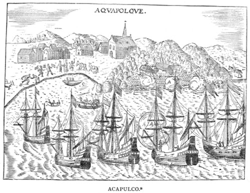 Mexico: Acapulco, 1620. /Nspanish Ships In The Pacific Port Of Acapulco. German Engraving, 1620. Poster Print by Granger Collection - Item # VARGRC0038259