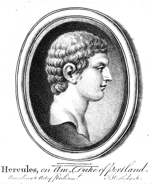 Mythology: Hercules. /Netching, English, 18Th Century, After An Antique Engraved Gemstone. Poster Print by Granger Collection - Item # VARGRC0077587