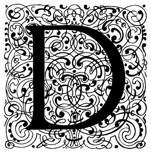 Decorative Initial, 1710. /Nengraving, German, 1710. Poster Print by Granger Collection - Item # VARGRC0408898