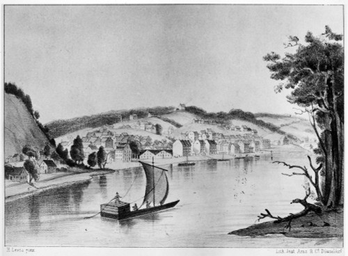 Hannibal, Missouri, 1848. /Nlithograph, German, 1848, After A Painting By Henry Lewis (1819-1904). Poster Print by Granger Collection - Item # VARGRC0043285
