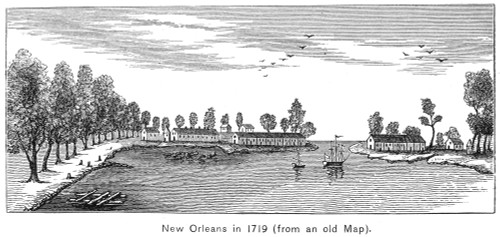 New Orleans, 1719. /Nwood Engraving After A Contemporary Print. Poster Print by Granger Collection - Item # VARGRC0078139