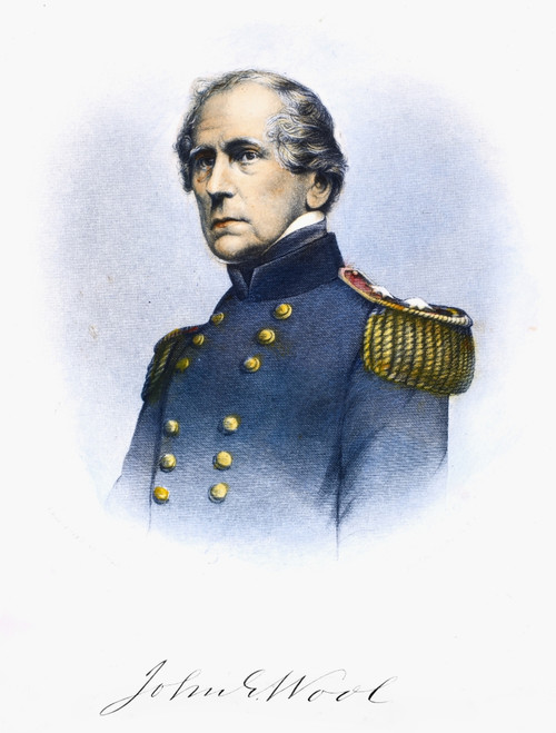 John Ellis Wool (1784-1869). /Namerican Army Officer. Steel Engraving, 1862, After A Photograph By Mathew Brady. Poster Print by Granger Collection - Item # VARGRC0086775