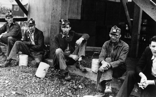 Kentucky: Coal Miners, 1935. /Ncoal Miners In Jenkins, Kentucky. Photograph By Ben Shahn, 1935. Poster Print by Granger Collection - Item # VARGRC0259507