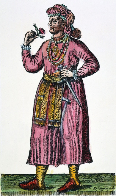 Aurangzeb (1618-1707). /Nmughal Emperor Of India, 1658-1707. Contemporary English Line Engraving. Poster Print by Granger Collection - Item # VARGRC0065453