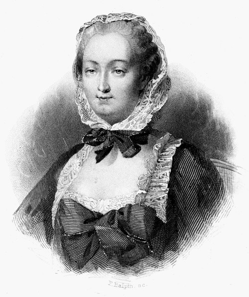 Marquise De Pompadour /N(1721-1764). Mistress Of King Louis Xv Of France. Line And Stipple Engraving, 19Th Century. Poster Print by Granger Collection - Item # VARGRC0070544