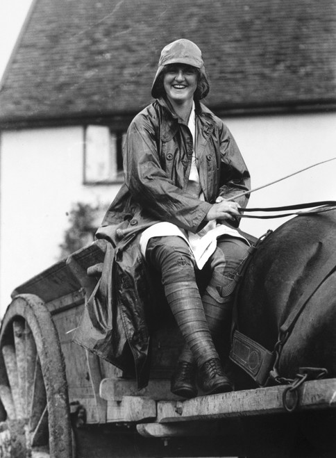 World War I: Woman Worker. /Nan American Woman Driving A Cart During World War I. Photograph, 1918. Poster Print by Granger Collection - Item # VARGRC0216775
