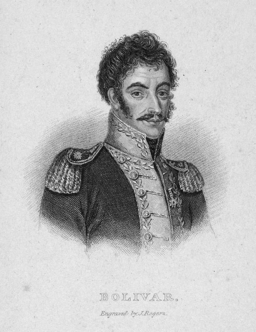Simon Bolivar (1783-1830). /Nsouth American Soldier