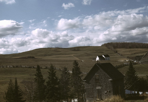 Maine: Farmland, 1940. /Nfarms In The Vicinity Of Caribou, Aroostook County, Maine. Photograph By Jack Delano, October 1940. Poster Print by Granger Collection - Item # VARGRC0123005