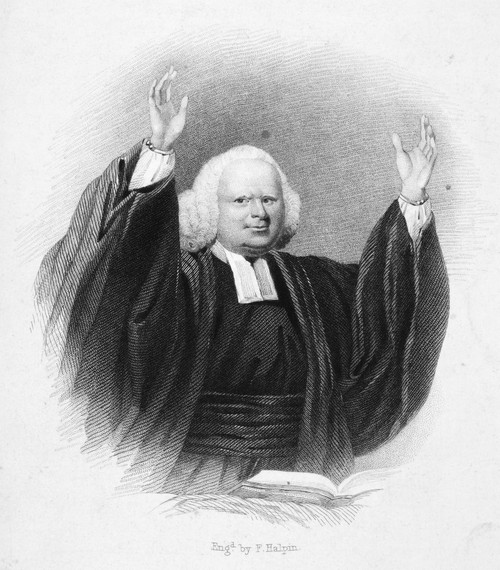George Whitefield /N(1714-1770). English Evangelist. Stipple Engraving, 19Th Century. Poster Print by Granger Collection - Item # VARGRC0030670 George Whitefield /N(1714-1770). English Evangelist. Stipple Engraving, 19Th Century. Poster Print by Granger Collection - Item # VARGRC0030670