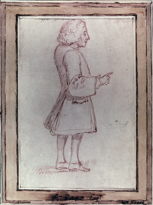 Alexander Pope (1688-1744). /Nenglish Poet. Red Chalk Drawing, C1738-43, By William Hoare. Poster Print by Granger Collection - Item # VARGRC0050422