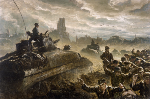World War Ii: Normandy. /Namerican Troops Invading Omaha Beach In Normandy, 6 June 1944. Painting By Ogden Pleissner. Poster Print by Granger Collection - Item # VARGRC0167040
