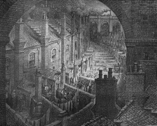 Dor_: London, 1872. /N'Over London - By Rail.' Wood Engraving After Gustave Dor_ From 'London: A Pilgrimage,' 1872. Poster Print by Granger Collection - Item # VARGRC0068558 Dor_: London, 1872. /N'Over London - By Rail.' Wood Engraving After Gustave Dor_ From 'London: A Pilgrimage,' 1872. Poster Print by Granger Collection - Item # VARGRC0068558