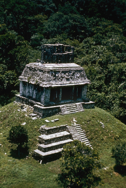 Mexico: Palenque. /Nthe Temple Of The Sun, C690 A.D., At The Mayan Ruins Of Palenque, Chiapas, Mexico. Poster Print by Granger Collection - Item # VARGRC0119890