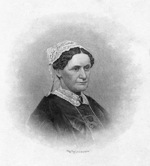 Eliza Mccardle Johnson /N(1810-1876). Mrs. Andrew Johnson. Steel Engraving, C1870, By John Chester Buttre. Poster Print by Granger Collection - Item # VARGRC0260026