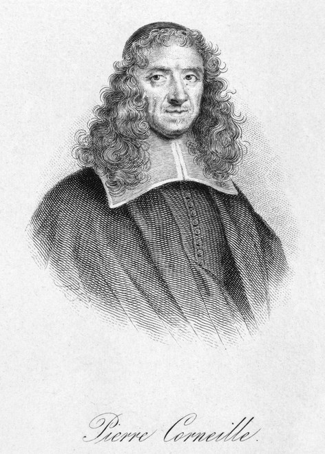 Pierre Corneille /N(1606-1684). French Playwright. Steel Engraving, 19Th Century. Poster Print by Granger Collection - Item # VARGRC0032310