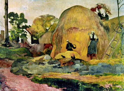 Gauguin: Haystacks, 1889. /Nthe Yellow Haystacks. Oil On Canvas By Paul Gauguin, 1889. Poster Print by Granger Collection - Item # VARGRC0034784