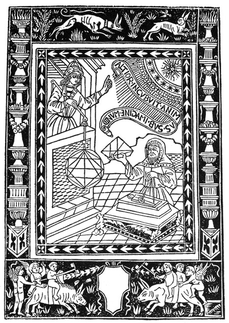 Astronomer, 1493. /Nitalian Astronomers With Their Instruments. Woodcut From Anianus' 'Compotus', Rome, Italy, 1493. Poster Print by Granger Collection - Item # VARGRC0004663