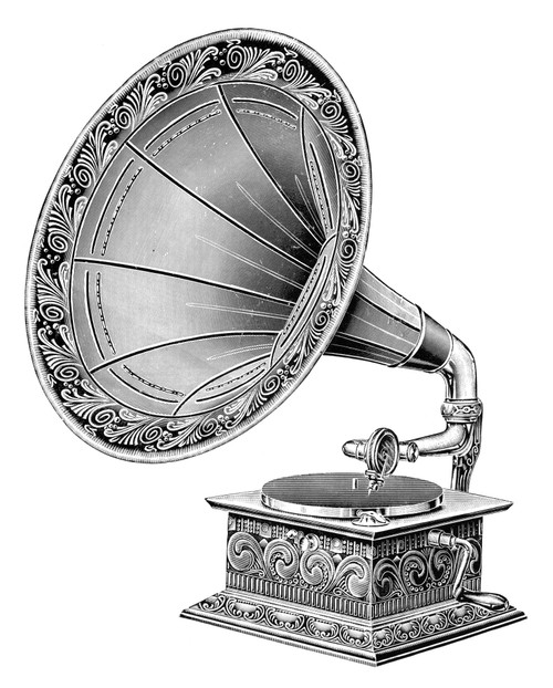 Phonograph, C1910. /Nline Cut, German, C1910. Poster Print by Granger Collection - Item # VARGRC0080153