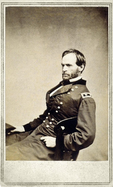 William Tecumseh Sherman /N(1820-1891). American Army Commander: Original Carte-De-Visite Photograph, C1864, By Mathew Brady. Poster Print by Granger Collection - Item # VARGRC0035358