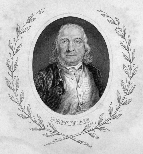 Jeremy Bentham (1748-1832). /Nenglish Jurist And Philosopher. Line And Stipple Engraving, English, Early 19Th Century, After William Derby. Poster Print by Granger Collection - Item # VARGRC0084508