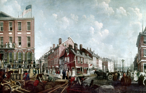 New York: Coffee House. /N'Tontine Coffee House' In New York City. Oil Painting By Francis Guy, 1797. Poster Print by Granger Collection - Item # VARGRC0102254