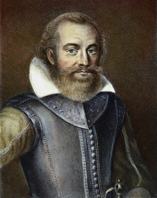John Smith (1580-1631). /Nenglish Colonist In America: Lithograph, 19Th Century. Poster Print by Granger Collection - Item # VARGRC0009048 John Smith (1580-1631). /Nenglish Colonist In America: Lithograph, 19Th Century. Poster Print by Granger Collection - Item # VARGRC0009048