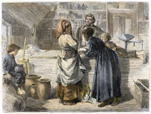 Country Store, 1872. /Ninterior Of A General Store In North Carolina During Reconstruction. Wood Engraving, American, 1872. Poster Print by Granger Collection - Item # VARGRC0097802