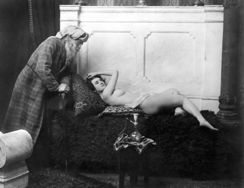 Harem, C1900. /Nthe Sultan In His Harem. Humorous Study By The St. Louis Photographer Fritz W. Guerin, C1900. Poster Print by Granger Collection - Item # VARGRC0047237