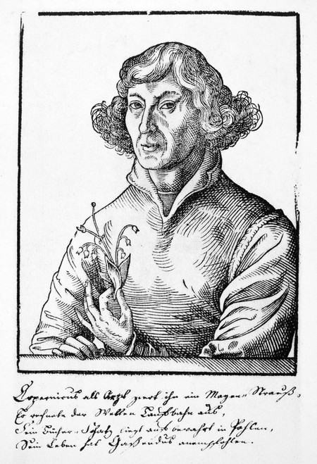 Nicolaus Copernicus /N(1473-1543). Polish Astronomer. Woodcut, 16Th Century. Poster Print by Granger Collection - Item # VARGRC0084828
