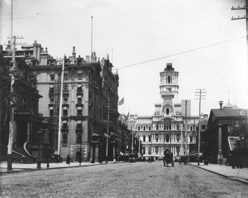 Philadelphia: City Hall. /Nlooking Toward City Hall In 1896. Poster Print by Granger Collection - Item # VARGRC0066001