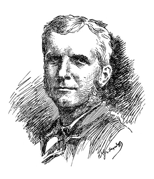 Samuel Chapman Armstrong /N(1839-1893). American Army Officer And Founder Of The Hampton Institute. Pen And Ink Drawing, 1892. Poster Print by Granger Collection - Item # VARGRC0058059