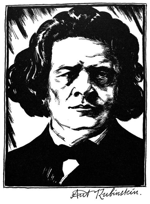 Anton Rubinstein /N(1829-1894). Russian Pianist And Composer. Drawing, C1932, By Samuel Nisenson. Poster Print by Granger Collection - Item # VARGRC0070966