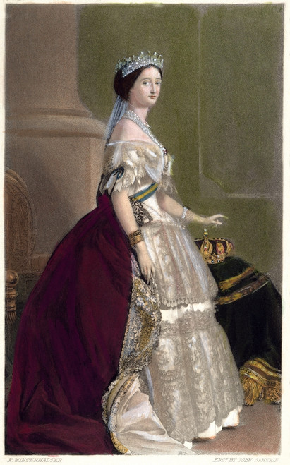 File:Empress Eugénie in Court Dress (Curtis after Winterhalter