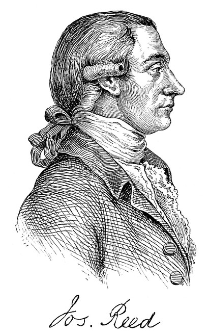 Joseph Reed (1741-1785). /Namerican Revolutionary Commander And Statesman. Wood Engraving After A Drawing From Life, 1783, By Pierre Eugene Du Simitiere. Poster Print by Granger Collection - Item # VARGRC0000957