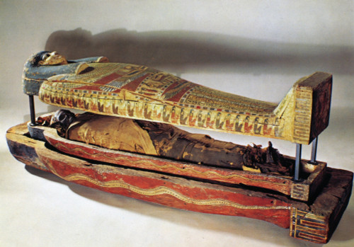 Egyptian Mummy. /Nsarcophagus And Mummy, C500 B.C. Poster Print by Granger Collection - Item # VARGRC0094718