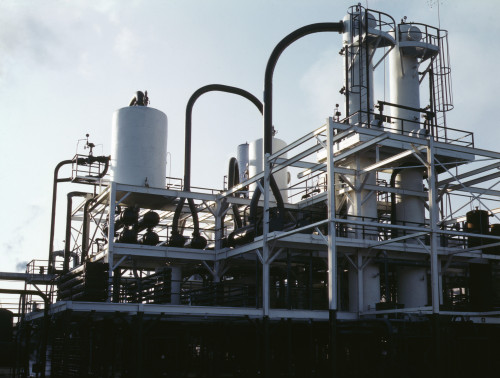 Oklahoma: Oil Refinery. /Nthe Mid-Continent Refinery, Tulsa, Oklahoma. Photographed By John Vachon, C1943. Poster Print by Granger Collection - Item # VARGRC0108447