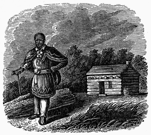 Red Jacket (1756-1830)./Nnative American Seneca Chief. Line Engraving, 19Th Century. Poster Print by Granger Collection - Item # VARGRC0101518