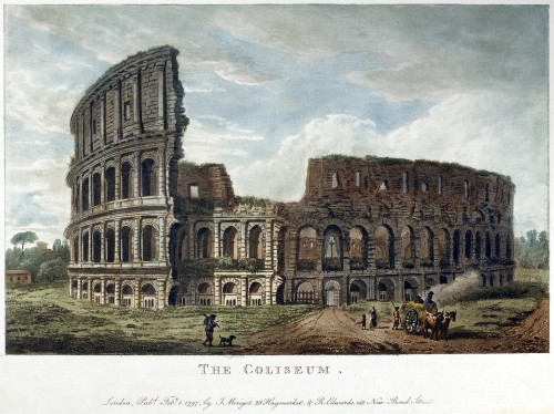 Rome: Colosseum, 1797. /Nthe Colosseum In Rome, Italy. Lithograph, English, 1797. Poster Print by Granger Collection - Item # VARGRC0124683
