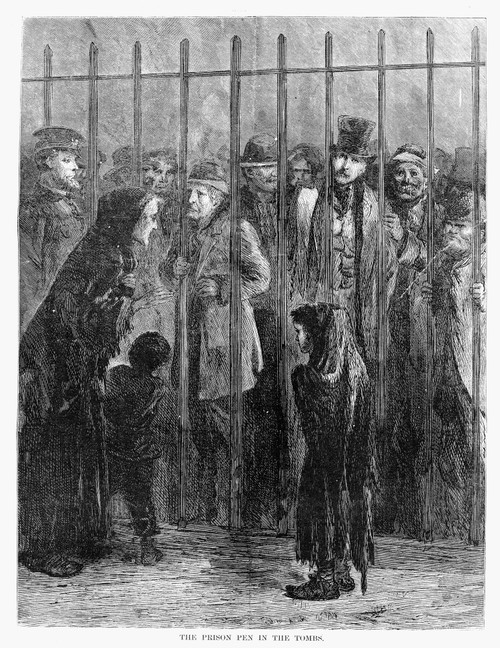 Prison: The Tombs, 1871. /Nthe Temporary 'Pen' At The Tombs In New York City For The Detention Of Drunks, Vagrants And Other 'Street Sweepings.' Wood Engraving, 1871. Poster Print by Granger Collection - Item # VARGRC0012406 Prison: The Tombs, 1871. /Nthe Temporary 'Pen' At The Tombs In New York City For The Detention Of Drunks, Vagrants And Other 'Street Sweepings.' Wood Engraving, 1871. Poster Print by Granger Collection - Item # VARGRC0012406