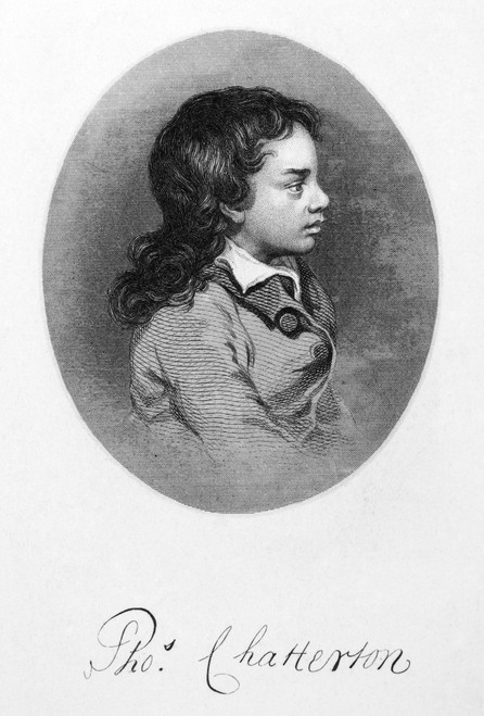 Thomas Chatterton /N(1752-1770). English Poet. Line And Stipple Engraving. Poster Print by Granger Collection - Item # VARGRC0059278