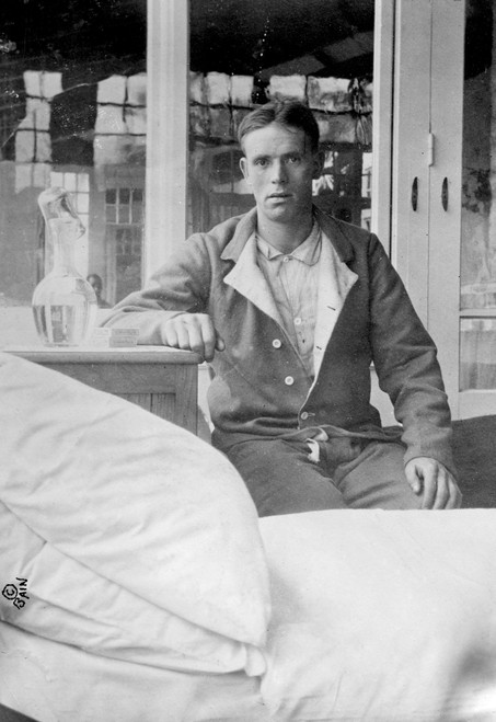 Wwi: Soldier, C1914. /Na Canadian Soldier At A Canadian Hospital In The Hotel Du Golf, Le Touquet, France. Photograph, C1914. Poster Print by Granger Collection - Item # VARGRC0353597