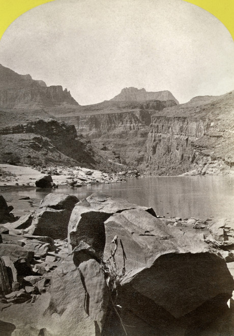 Grand Canyon, 1872. /Na View Of The Head Of The Grand Canyon In Arizona. Stereograph, 1872, By John K. Hillers. Poster Print by Granger Collection - Item # VARGRC0128872