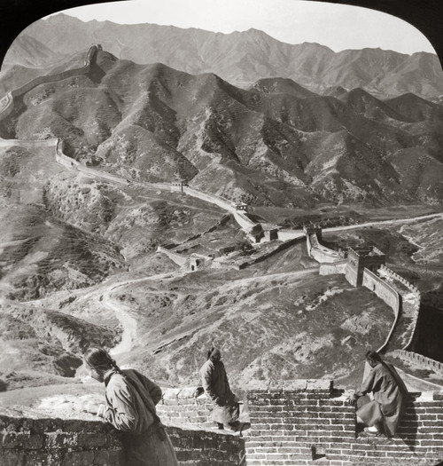 The Great Wall Of China. /Nthe Great Wall Near The Nankow Pass. Stereograph, 1907. Poster Print by Granger Collection - Item # VARGRC0260339