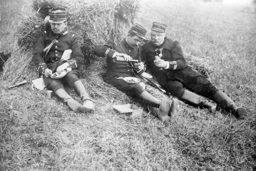 Wwi: Soldiers, C1914. /Nfrench Soldiers Eating And Drinking Wine In A Field During World War I. Photograph, C1914. Poster Print by Granger Collection - Item # VARGRC0354087 Wwi: Soldiers, C1914. /Nfrench Soldiers Eating And Drinking Wine In A Field During World War I. Photograph, C1914. Poster Print by Granger Collection - Item # VARGRC0354087