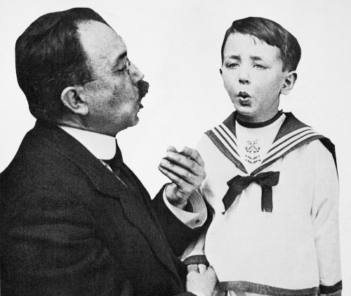Teacher And Pupil. /Nphotograph, Early 20Th Century. Poster Print by Granger Collection - Item # VARGRC0017484