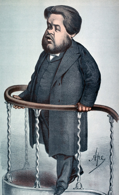 Charles H. Spurgeon /N(1834-1892). English Baptist Preacher. Caricature Lithograph By 'Ape' (Carlo Pellegrini), 1870. Poster Print by Granger Collection - Item # VARGRC0028615 Charles H. Spurgeon /N(1834-1892). English Baptist Preacher. Caricature Lithograph By 'Ape' (Carlo Pellegrini), 1870. Poster Print by Granger Collection - Item # VARGRC0028615