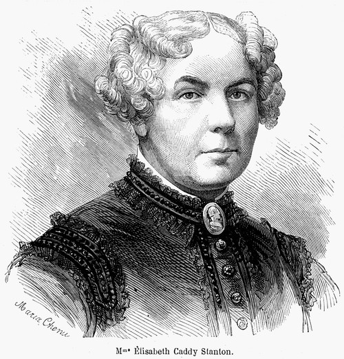 Elizabeth Cady Stanton /N(1815-1902). American Women'S Suffrage Advocate. Wood Engraving, French, 1868. Poster Print by Granger Collection - Item # VARGRC0018318